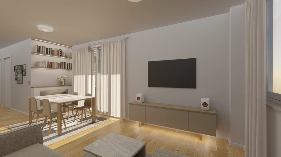 Easy Form Studio — render dnevnog boravka